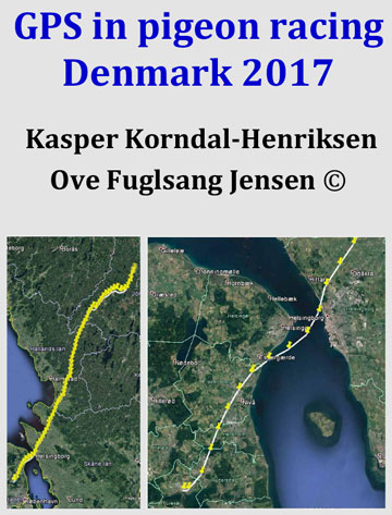 Gps in pigeon race 2017 by Ove Fuglsang Jensen